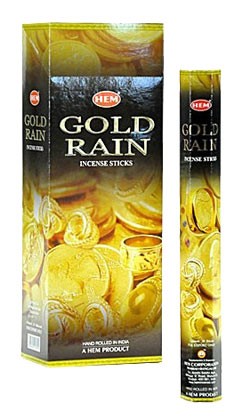 Gold Rain Incense 20 Sticks