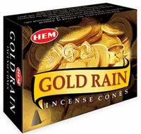 Gold Rain Incense Cones