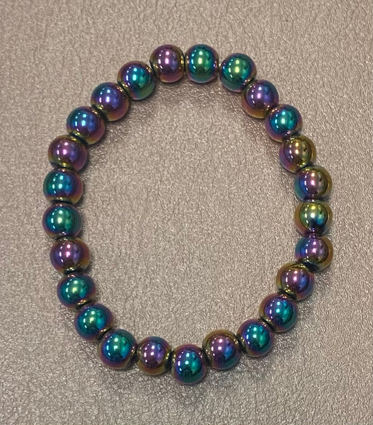 Rainbow Hematite Bracelet